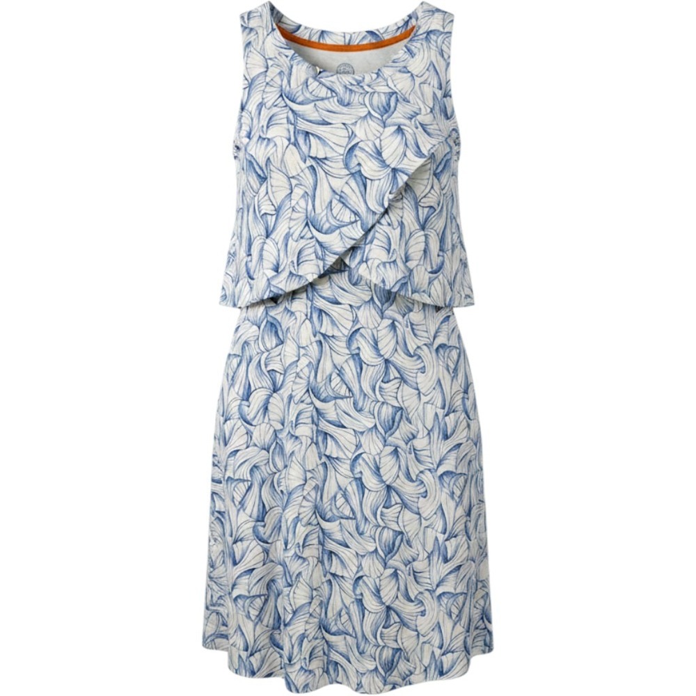 Tory Burch Kaley Ellora Pima Cotton Sundress White Blue Size XS Summer